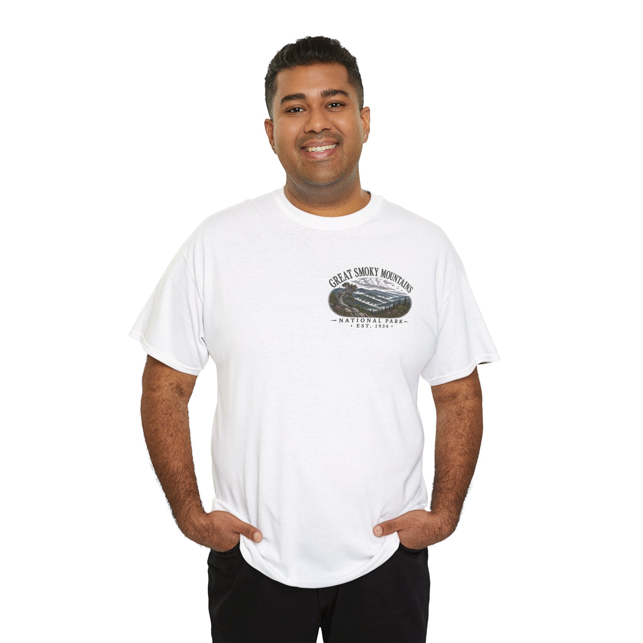 Great Smoky Mountains National Park Scenic Mountain Landscape T-Shirt