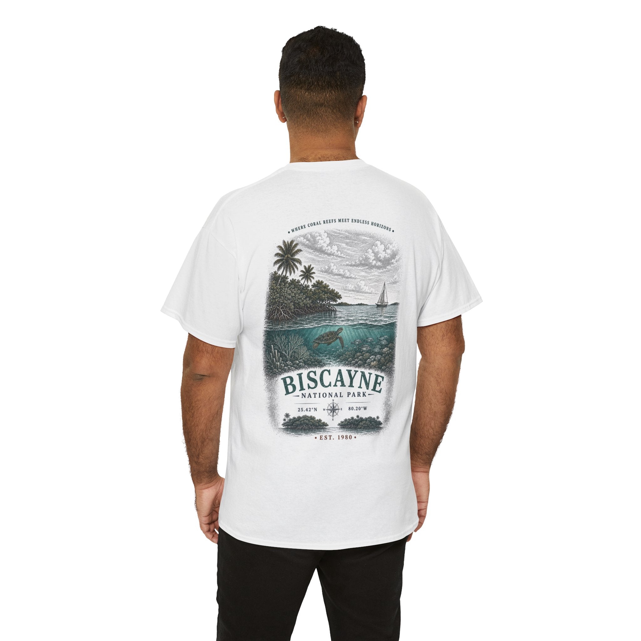 Biscayne National Park Scenic Coastal Ocean Landscape T-Shirt