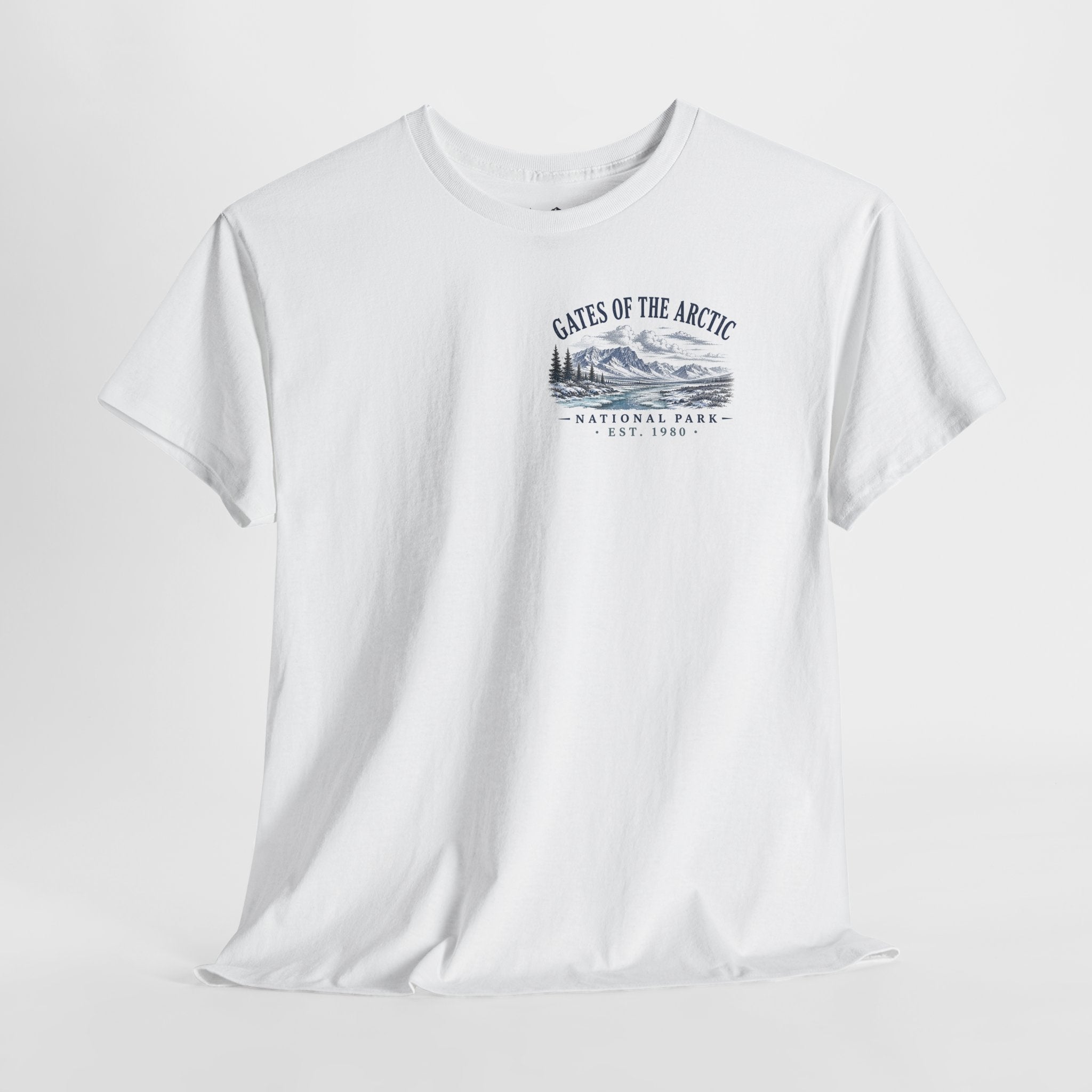 Gates of the Arctic National Park Scenic Mountain Landscape T-Shirt