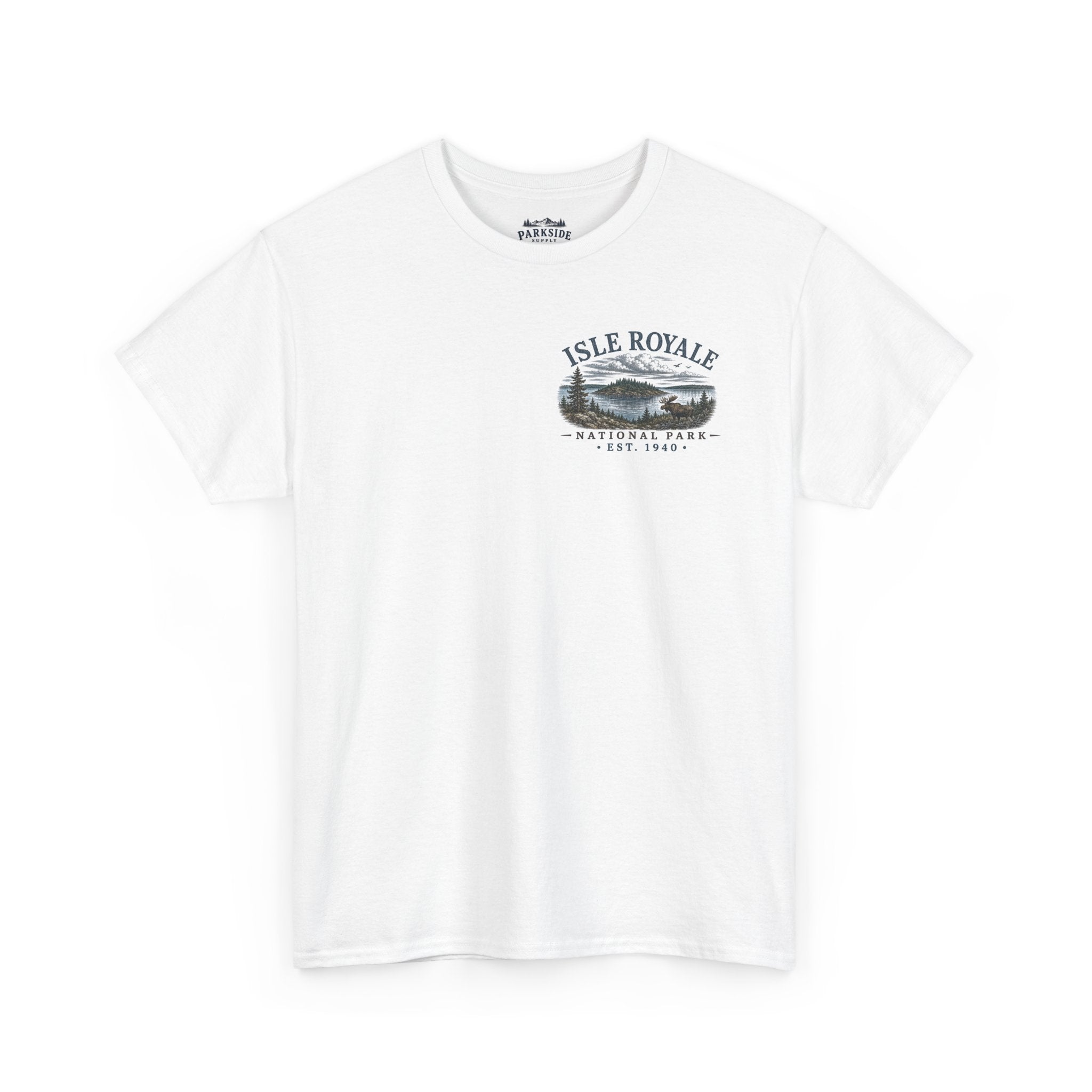Isle Royale National Park Scenic Lake & Forest Landscape T-Shirt