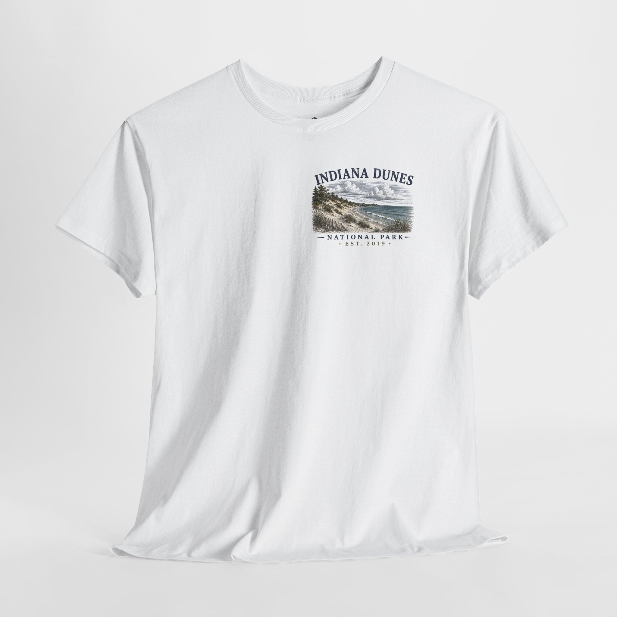 Indiana Dunes National Park Scenic Beach Landscape T-Shirt