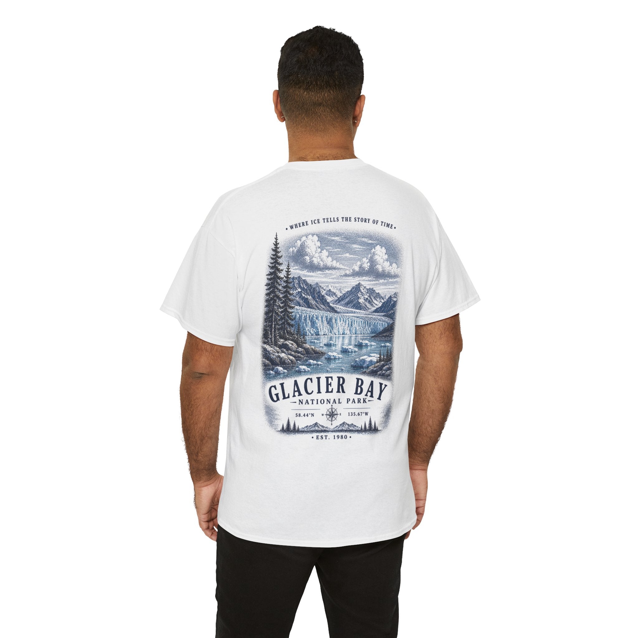 Glacier Bay National Park Scenic Mountain Landscape T-Shirt