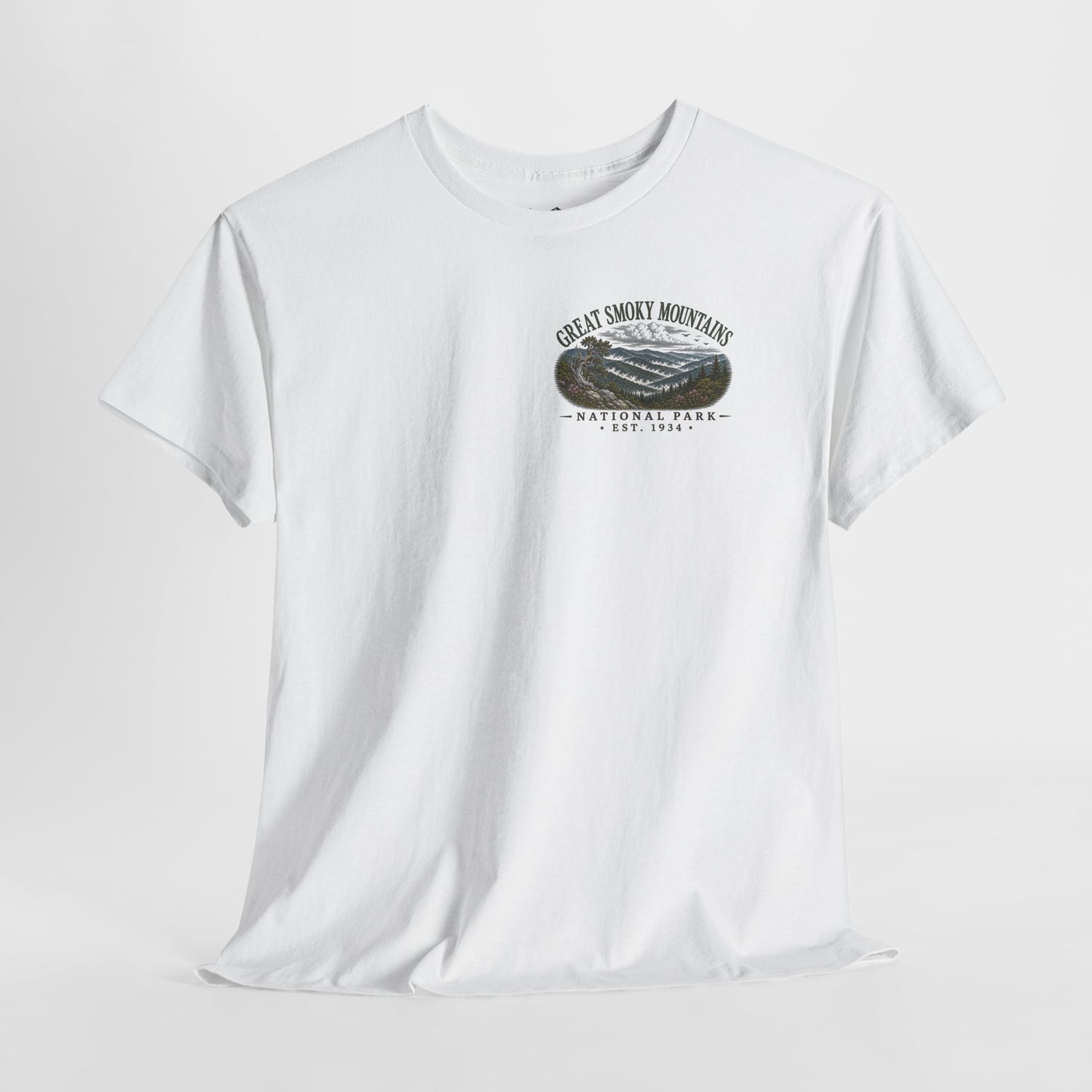 Great Smoky Mountains National Park Scenic Mountain Landscape T-Shirt