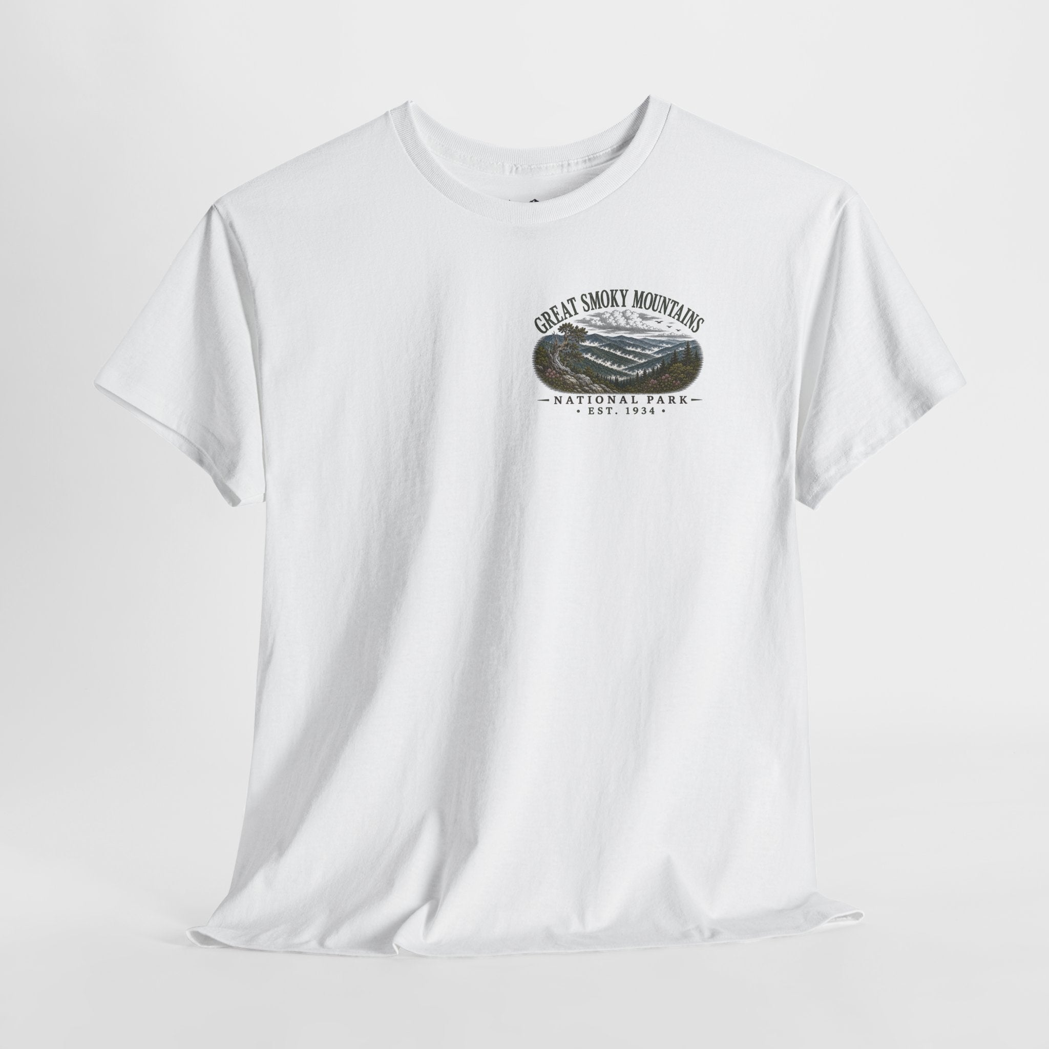 Great Smoky Mountains National Park Scenic Mountain Landscape T-Shirt