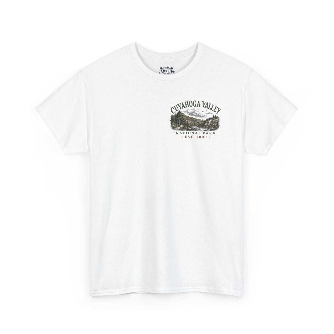 Cuyahoga Valley National Park Scenic River &amp; Forest Landscape T-Shirt