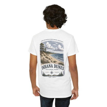 Indiana Dunes National Park Scenic Beach Landscape T-Shirt