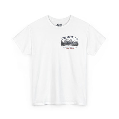 Grand Teton National Park Scenic Mountain &amp; Lake Landscape T-Shirt