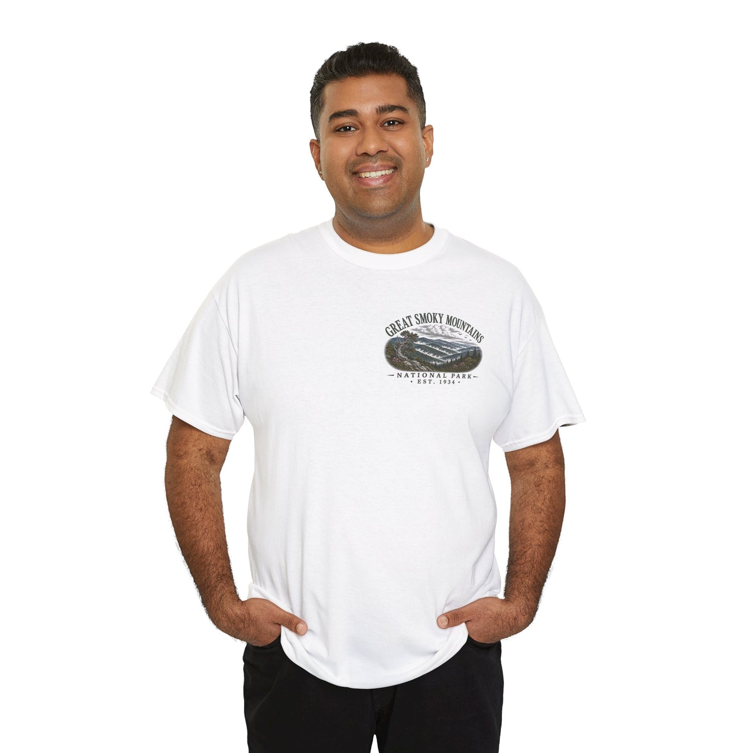 Great Smoky Mountains National Park Scenic Mountain Landscape T-Shirt