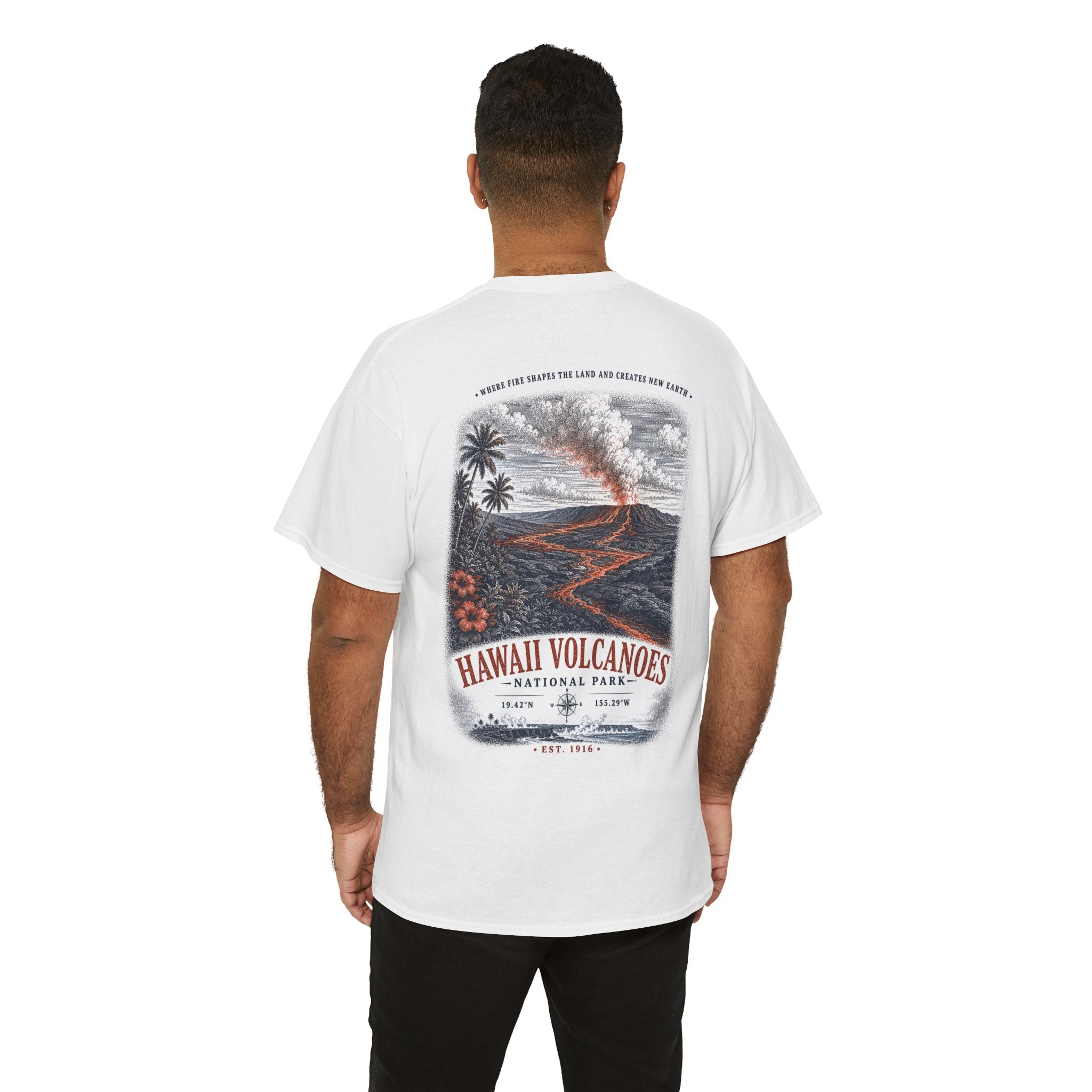 Hawaii Volcanoes National Park Scenic Volcanic Landscape T-Shirt
