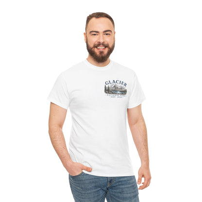 Glacier National Park Scenic Mountain Landscape T-Shirt