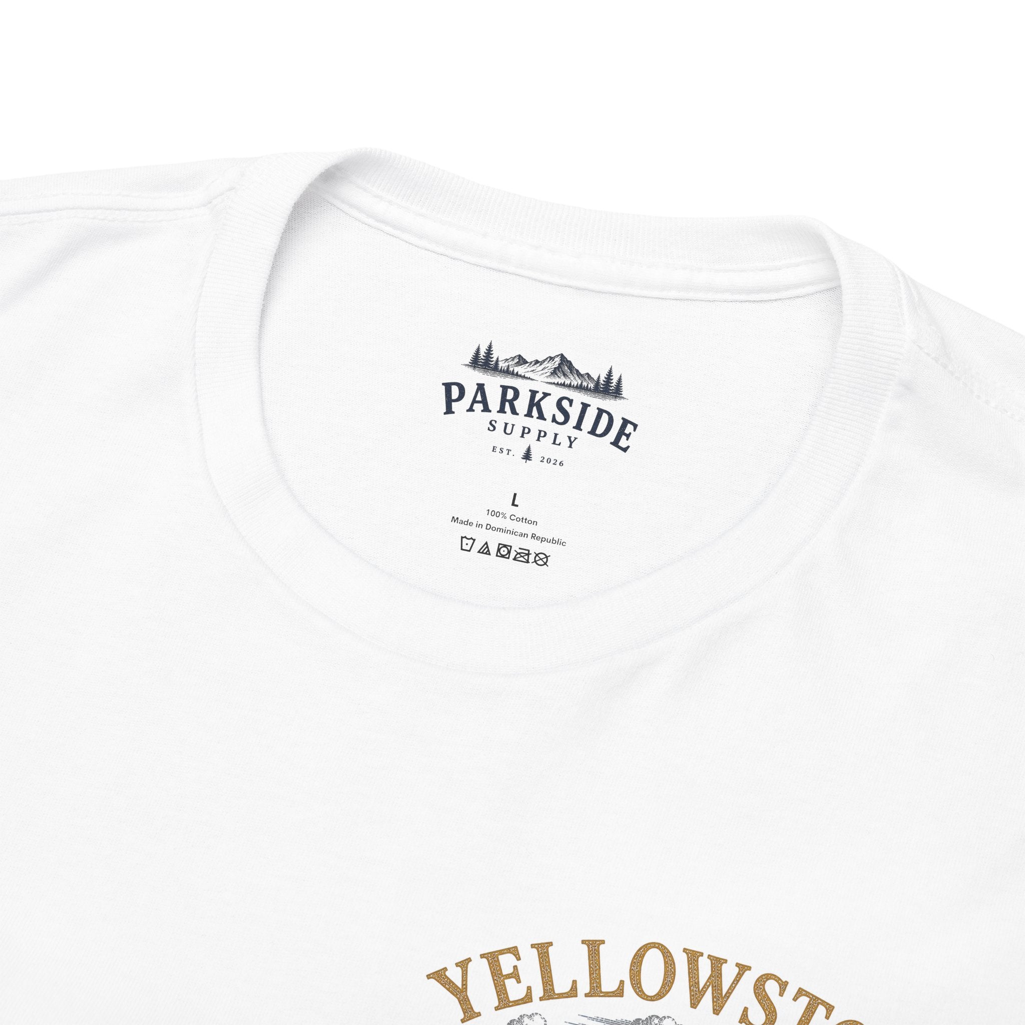 Yellowstone National Park Scenic Geyser Landscape T-Shirt
