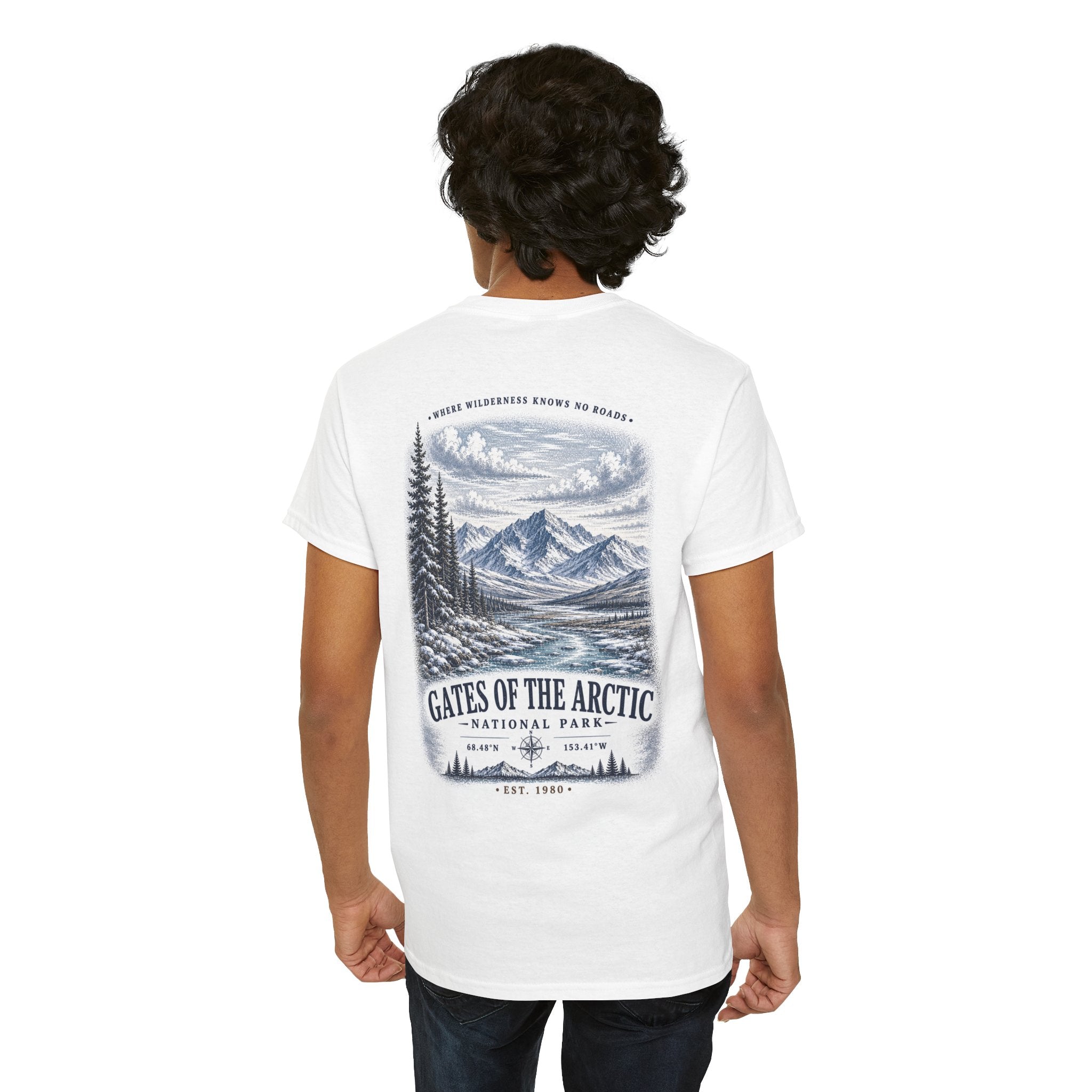 Gates of the Arctic National Park Scenic Mountain Landscape T-Shirt