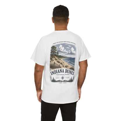 Indiana Dunes National Park Scenic Beach Landscape T-Shirt