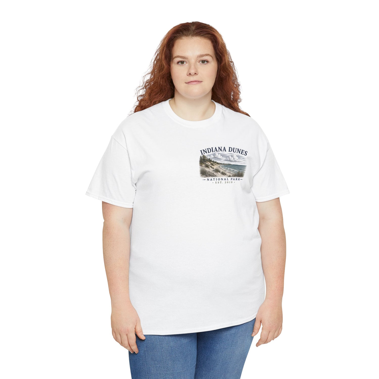 Indiana Dunes National Park Scenic Beach Landscape T-Shirt