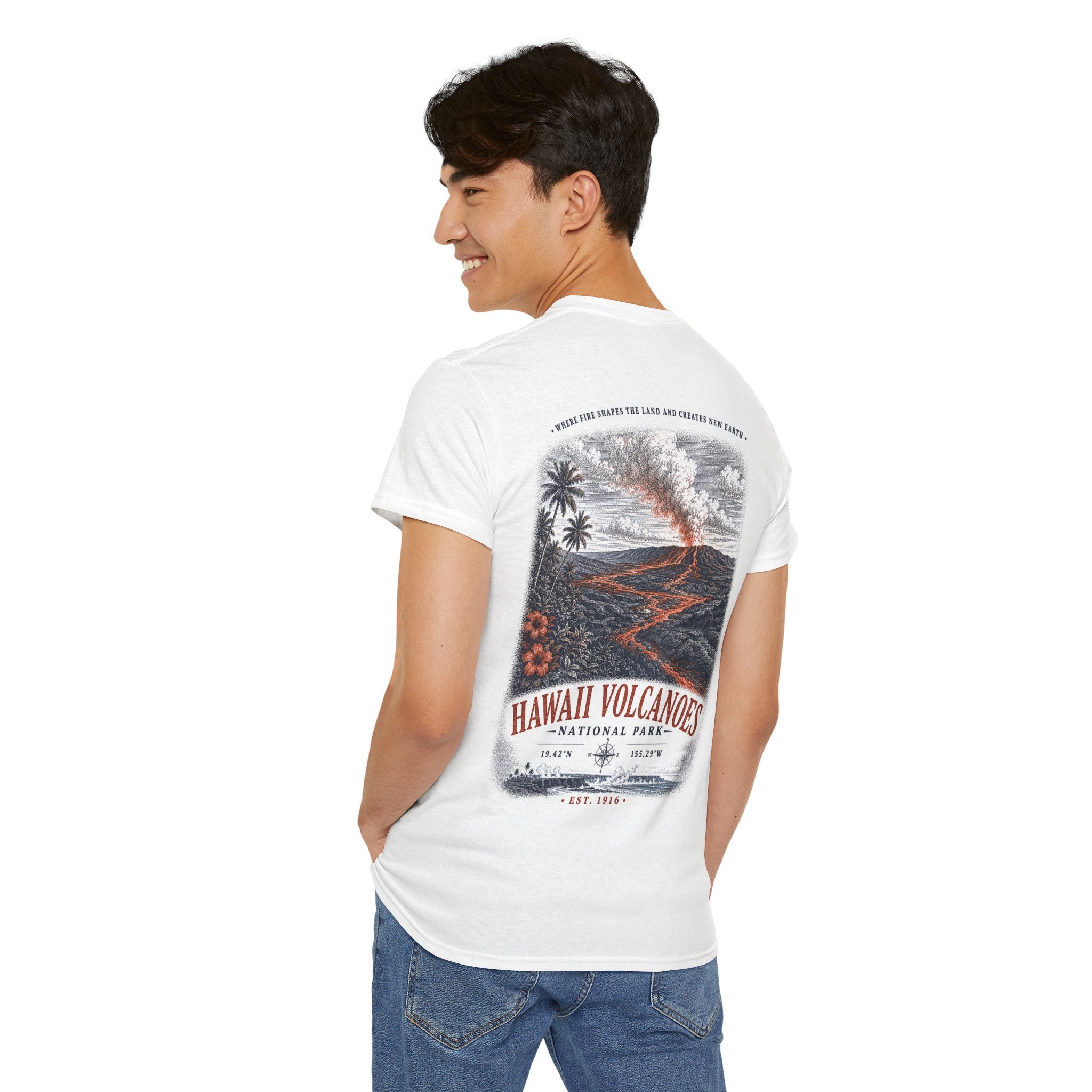 Hawaii Volcanoes National Park Scenic Volcanic Landscape T-Shirt
