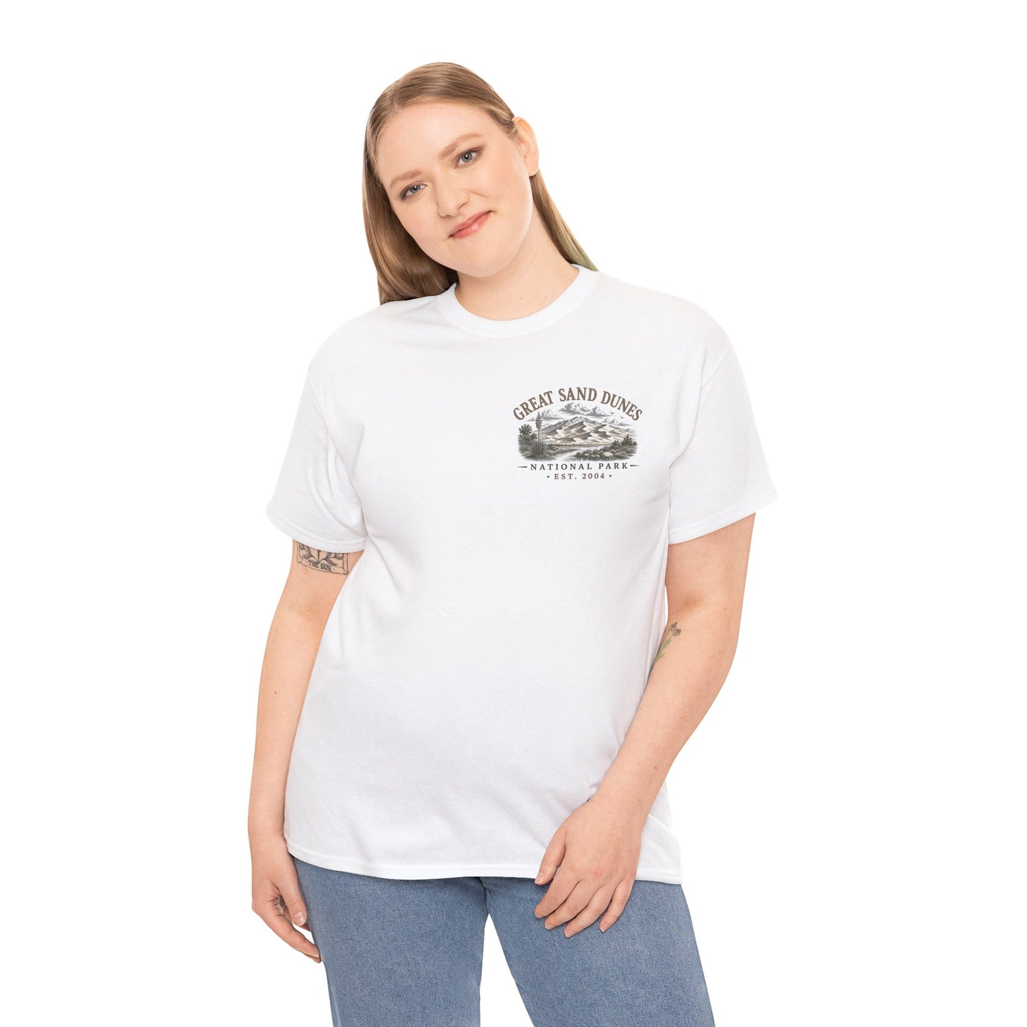 Great Sand Dunes National Park Scenic Desert Landscape T‑Shirt