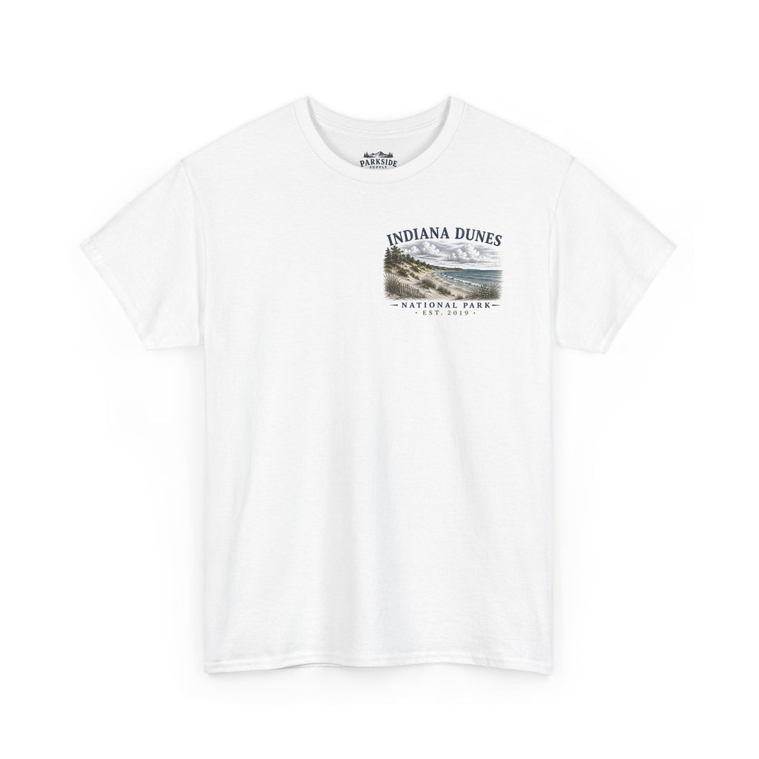 Indiana Dunes National Park Scenic Beach Landscape T-Shirt