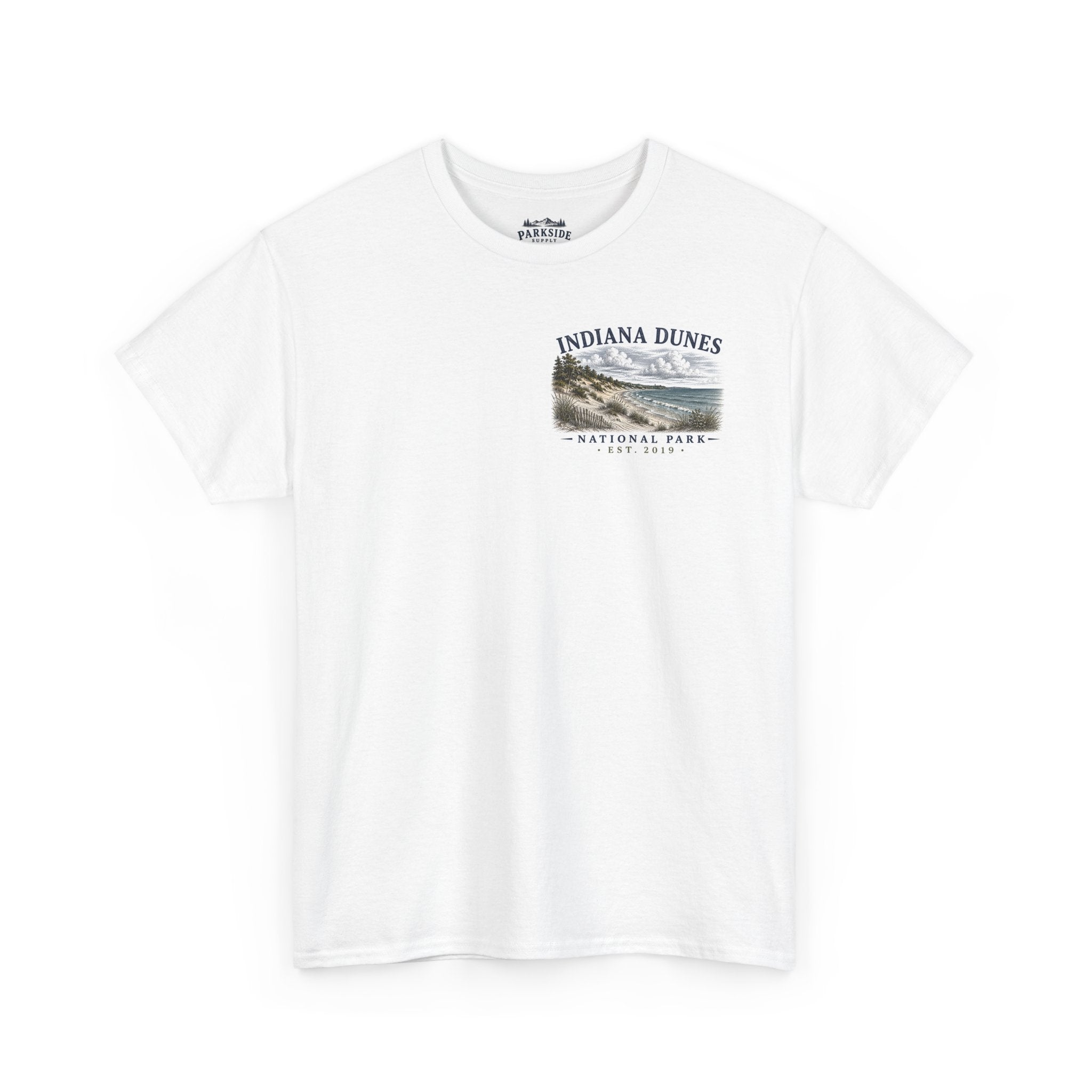 Indiana Dunes National Park Scenic Beach Landscape T-Shirt