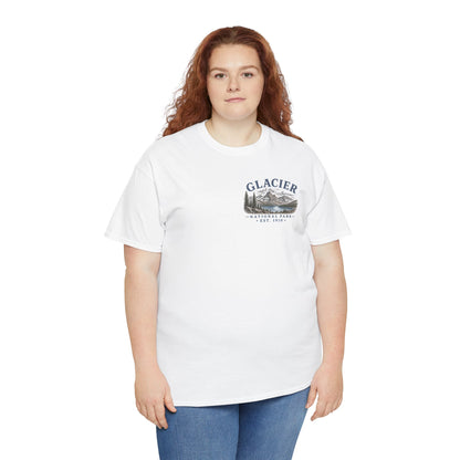 Glacier National Park Scenic Mountain Landscape T-Shirt