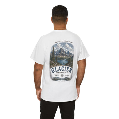 Glacier National Park Scenic Mountain Landscape T-Shirt