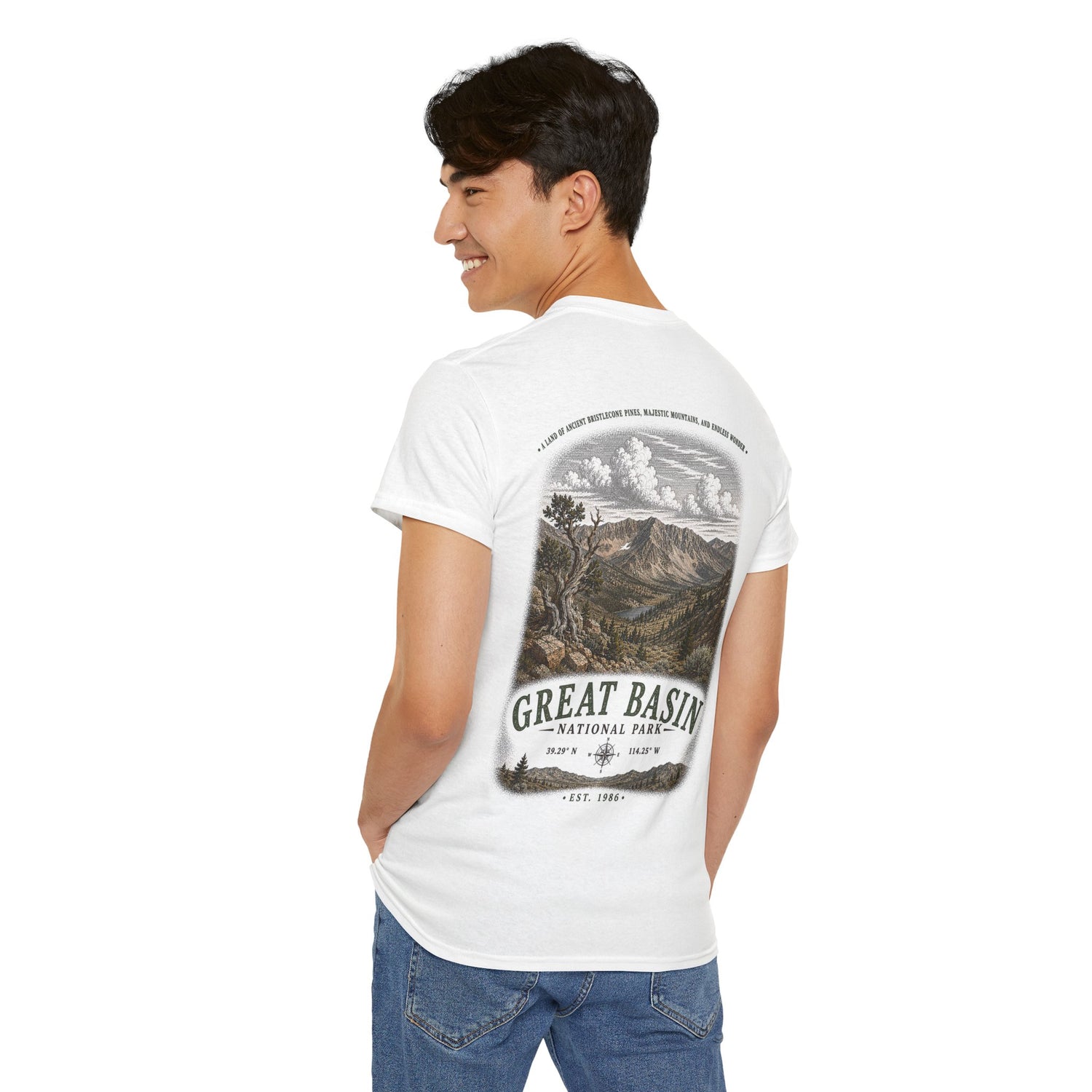 Great Basin National Park Scenic Mountain Landscape T-Shirt