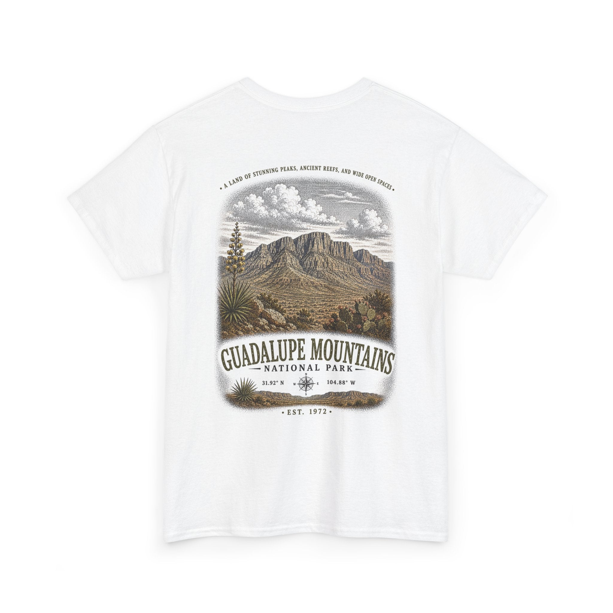 Guadalupe Mountains National Park Scenic Desert Landscape T-Shirt