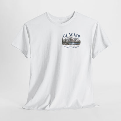 Glacier National Park Scenic Mountain Landscape T-Shirt