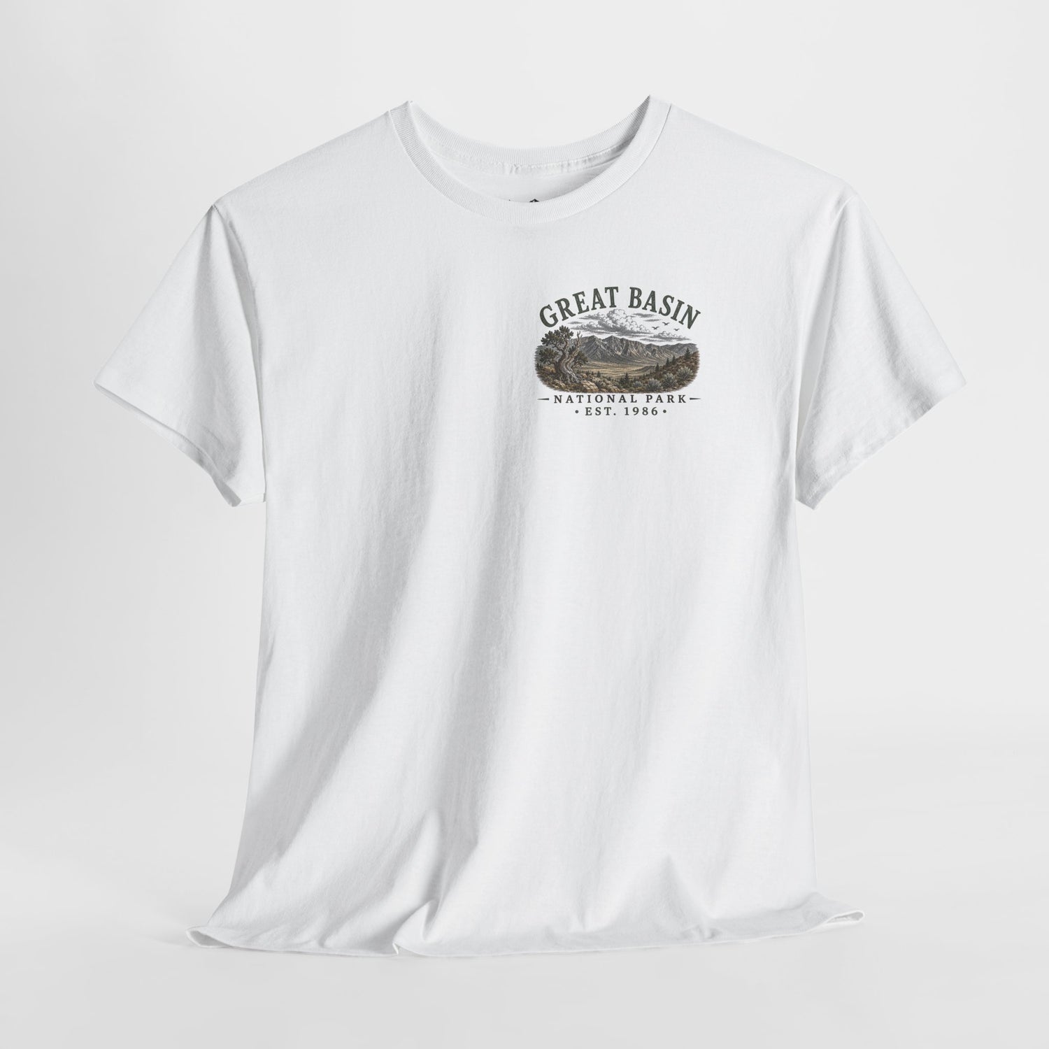 Great Basin National Park Scenic Mountain Landscape T-Shirt