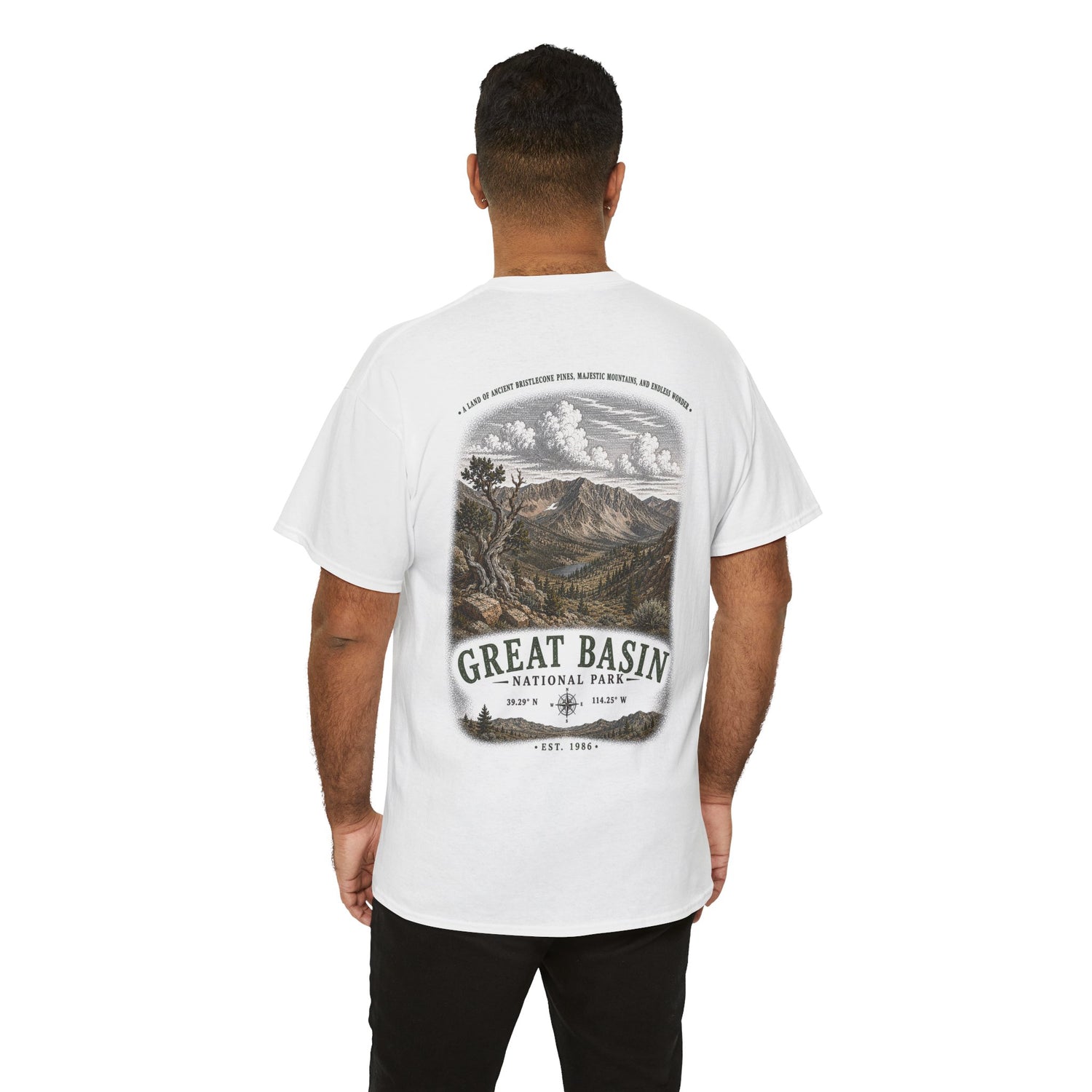 Great Basin National Park Scenic Mountain Landscape T-Shirt