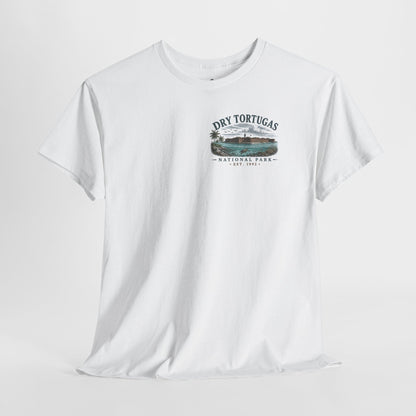 Dry Tortugas National Park Scenic Vintage Beach Landscape T‑Shirt