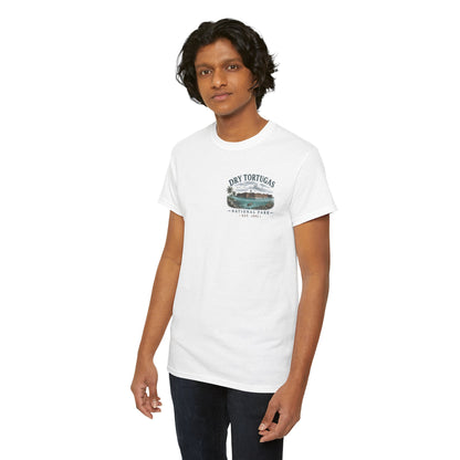 Dry Tortugas National Park Scenic Vintage Beach Landscape T‑Shirt