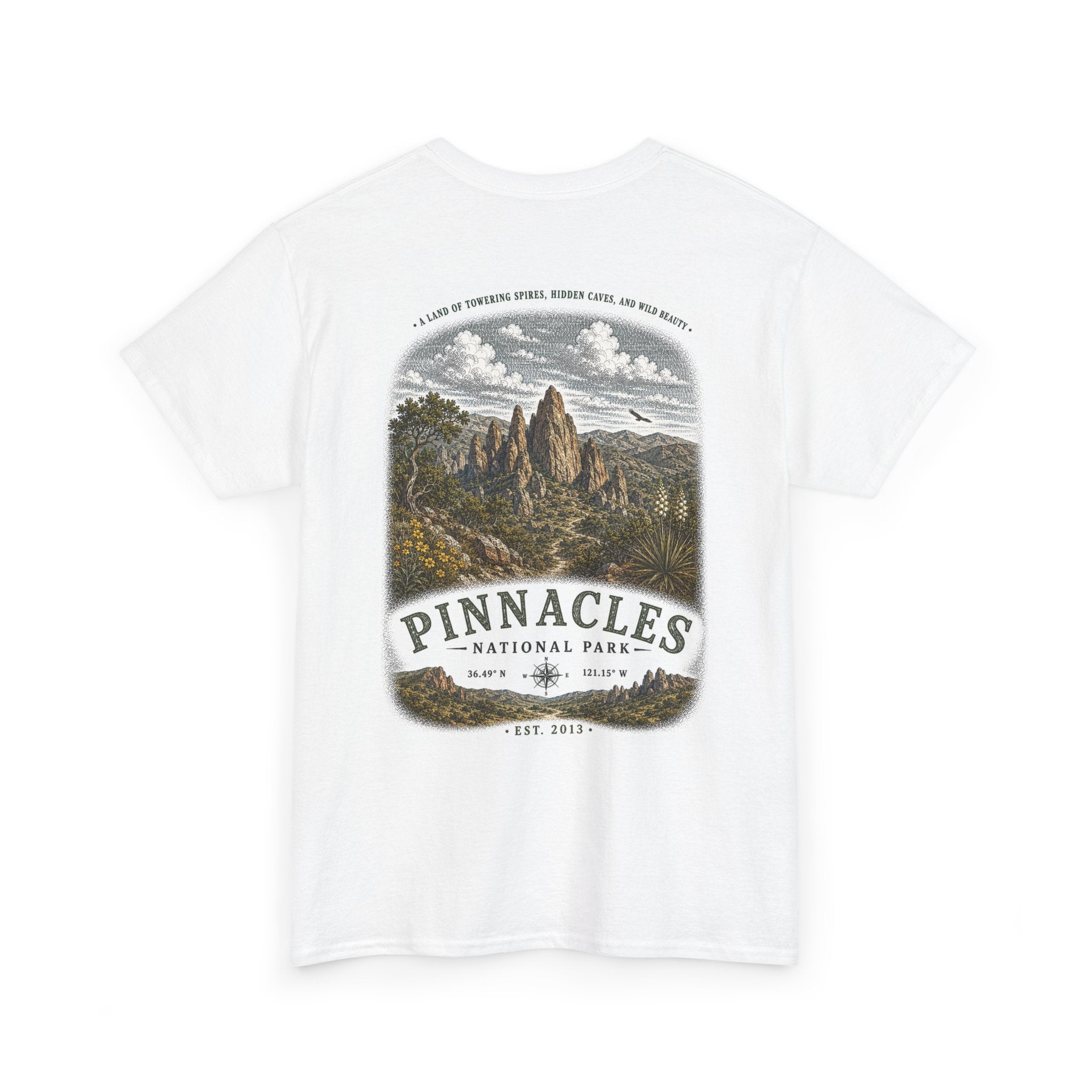 Pinnacles National Park Scenic Outdoor Landscape T-Shirt