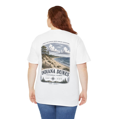 Indiana Dunes National Park Scenic Beach Landscape T-Shirt