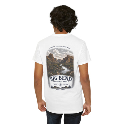 Big Bend National Park Scenic Vintage Nature Landscape T-Shirt