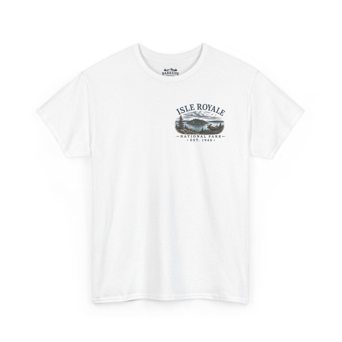 Isle Royale National Park Scenic Lake &amp; Forest Landscape T-Shirt