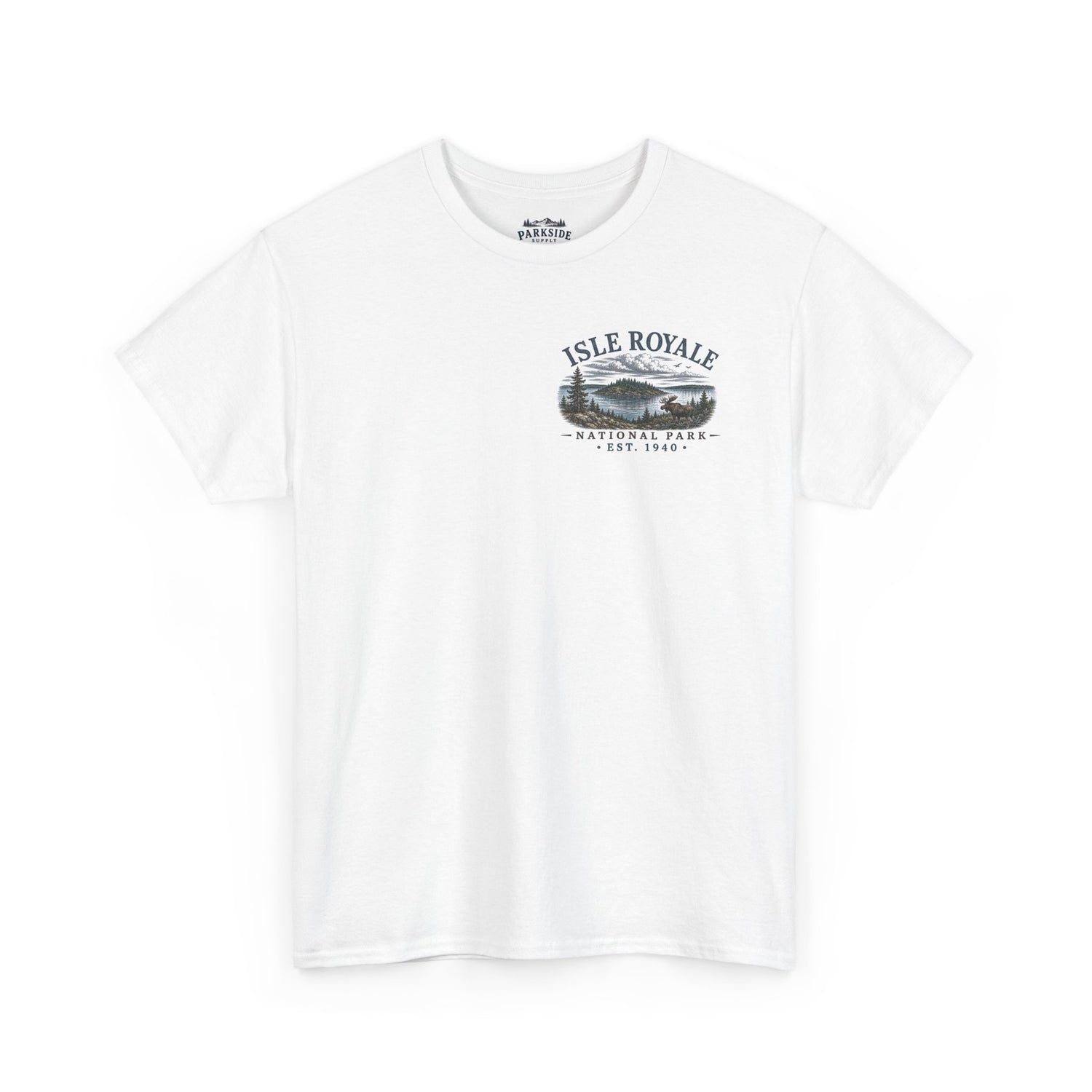 Isle Royale National Park Scenic Lake &amp; Forest Landscape T-Shirt