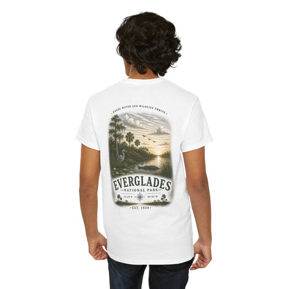 Everglades National Park Scenic Sunset Landscape T-Shirt