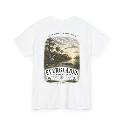Everglades National Park Scenic Sunset Landscape T-Shirt