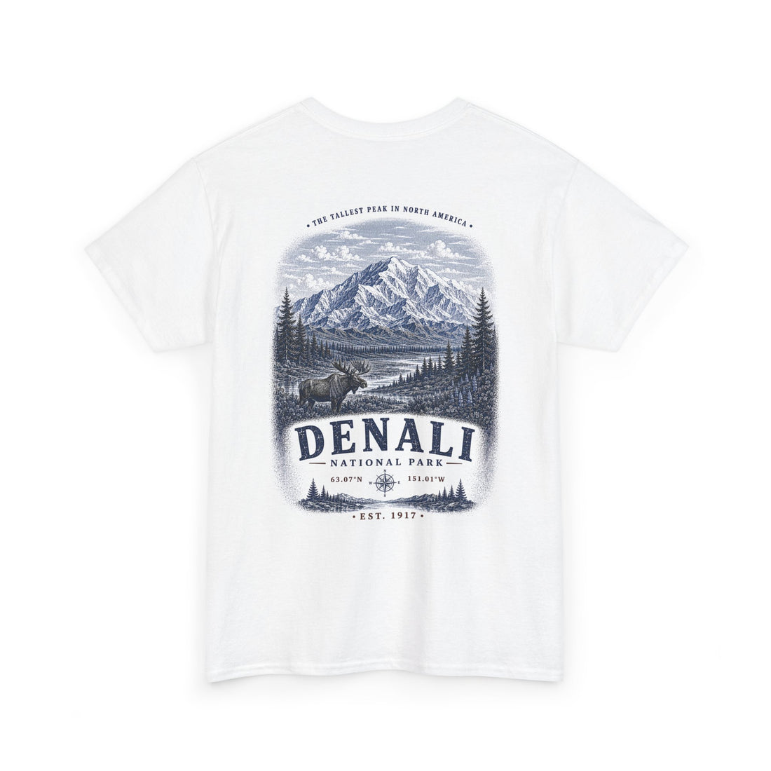 Denali National Park Scenic Mountain Landscape T‑Shirt