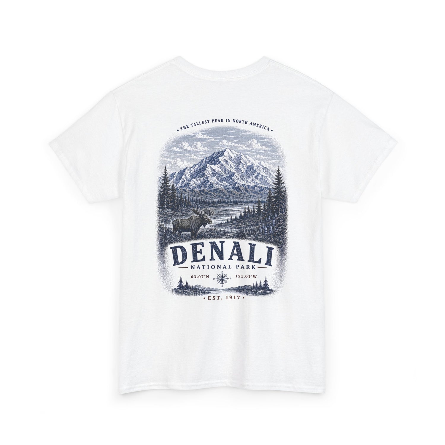 Denali National Park Scenic Mountain Landscape T‑Shirt