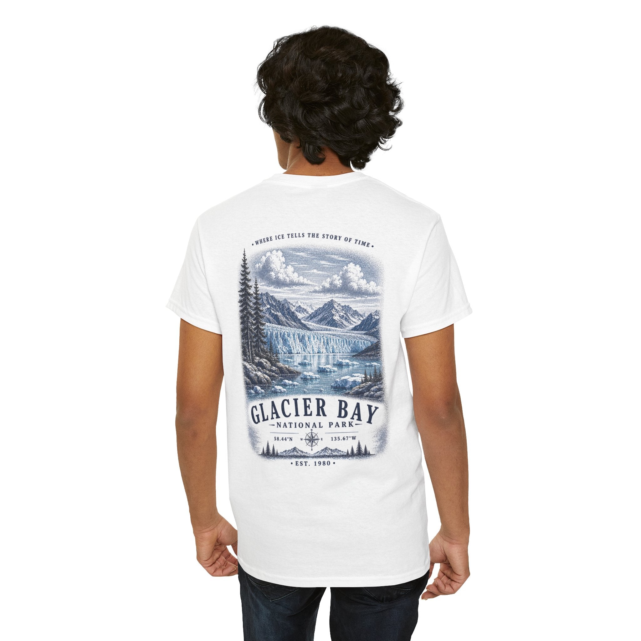 Glacier Bay National Park Scenic Mountain Landscape T-Shirt