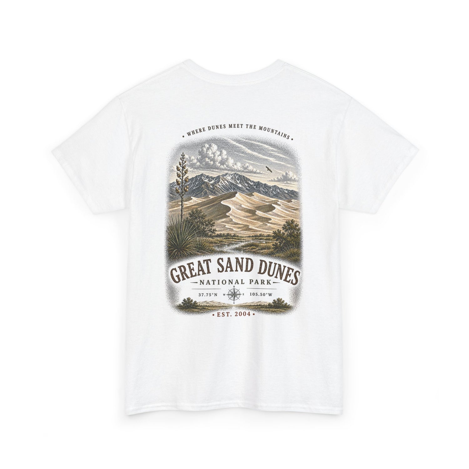 Great Sand Dunes National Park Scenic Desert Landscape T‑Shirt