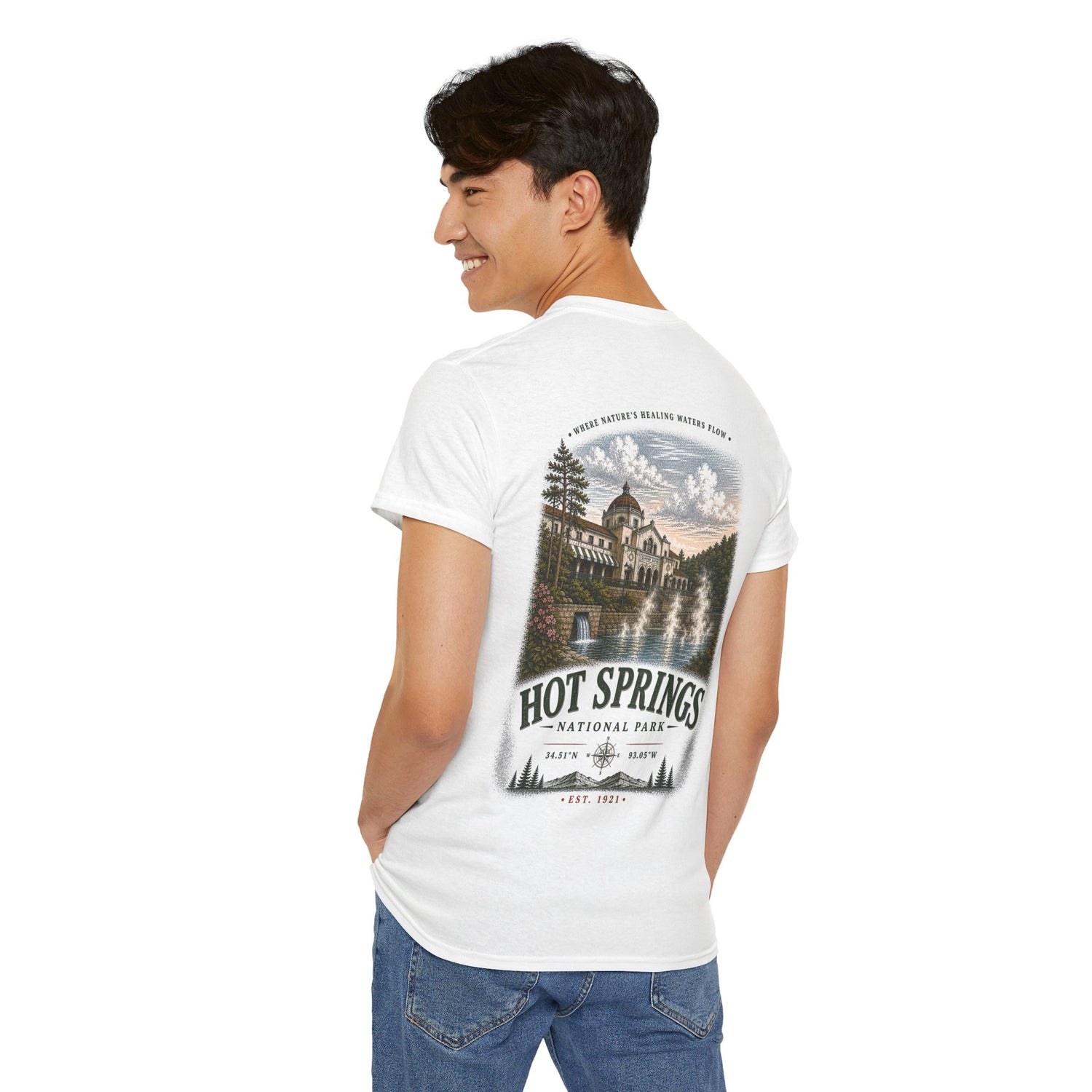 Hot Springs National Park Scenic Nature Landscape T-Shirt