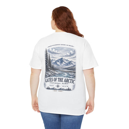 Gates of the Arctic National Park Scenic Mountain Landscape T-Shirt