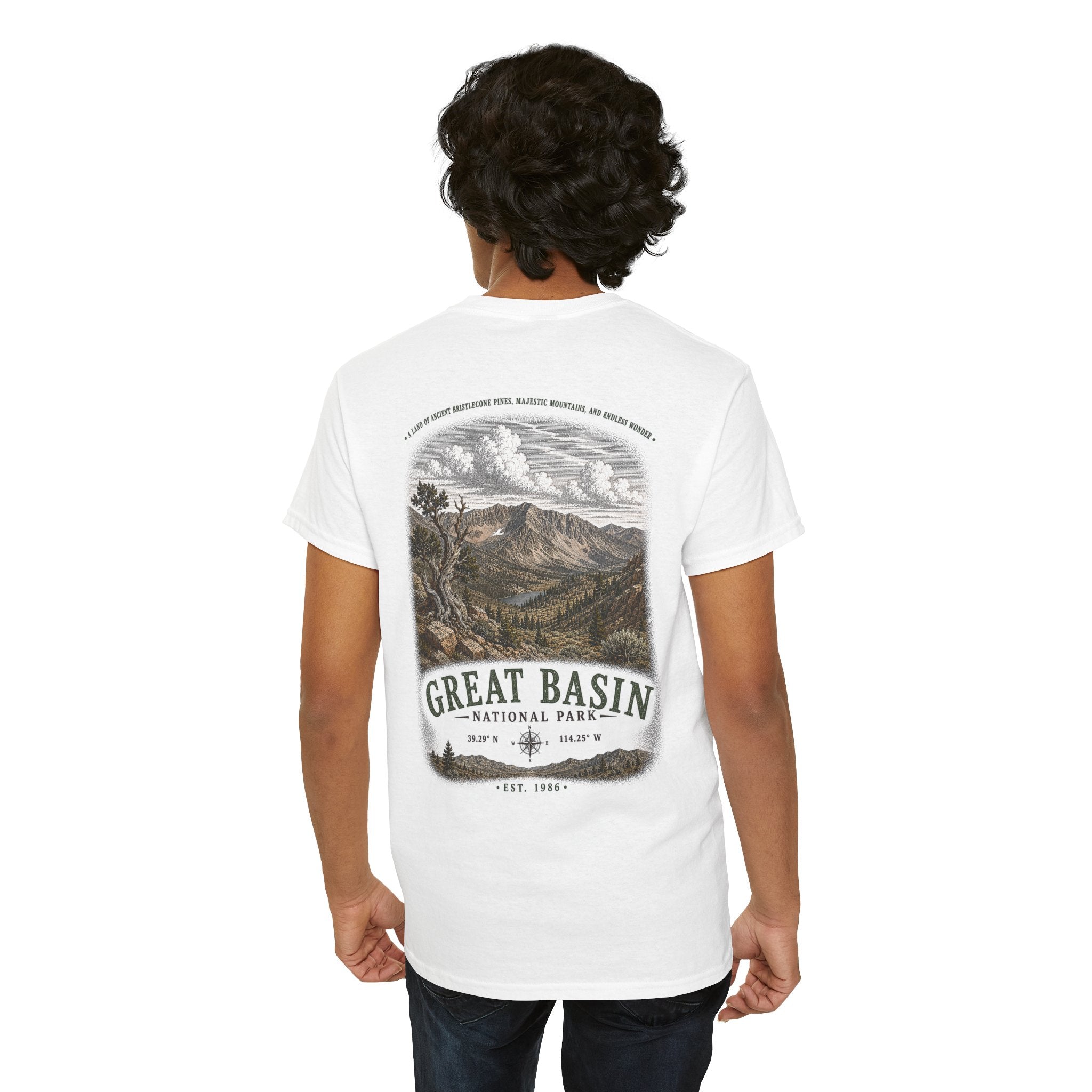 Great Basin National Park Scenic Mountain Landscape T-Shirt