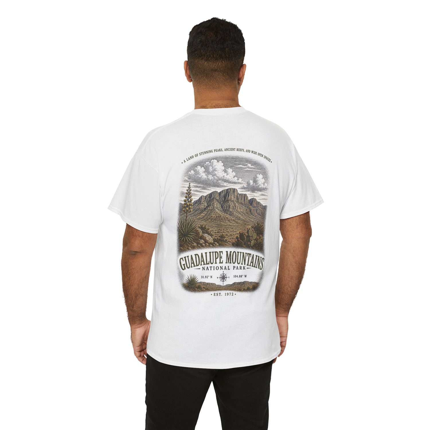 Guadalupe Mountains National Park Scenic Desert Landscape T-Shirt