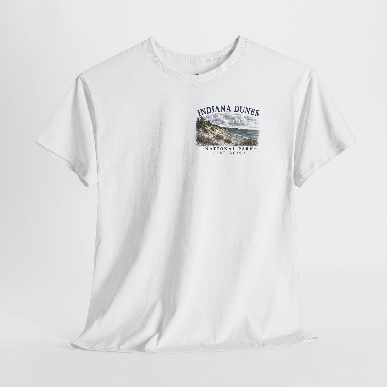Indiana Dunes National Park Scenic Beach Landscape T-Shirt