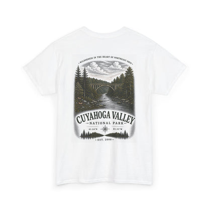 Cuyahoga Valley National Park Scenic River &amp; Forest Landscape T-Shirt