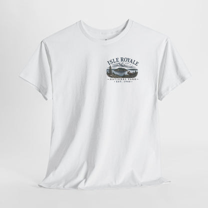 Isle Royale National Park Scenic Lake &amp; Forest Landscape T-Shirt