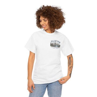 Glacier National Park Scenic Mountain Landscape T-Shirt